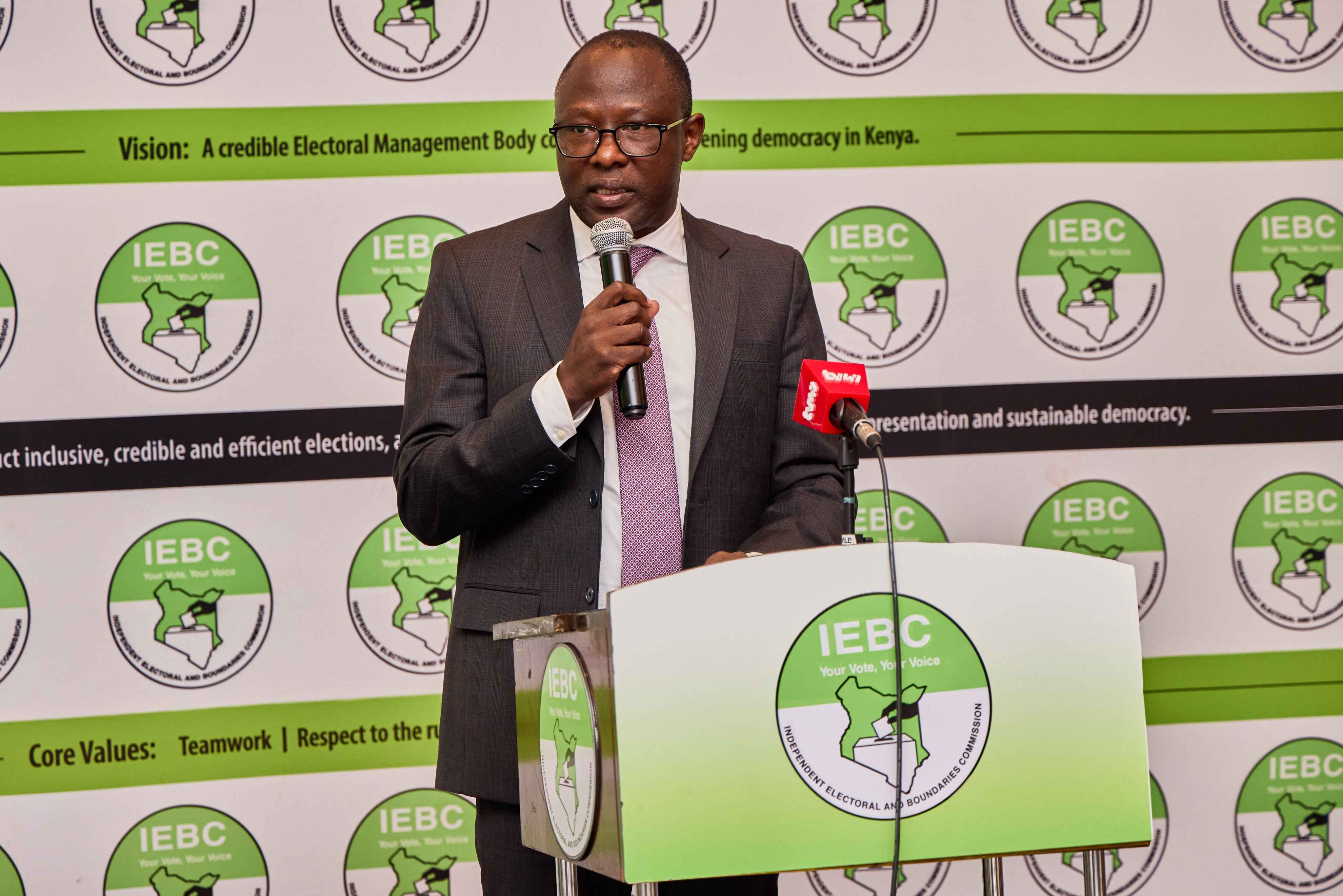 File image of IEBC Chair Erastus Edung Ethekon.